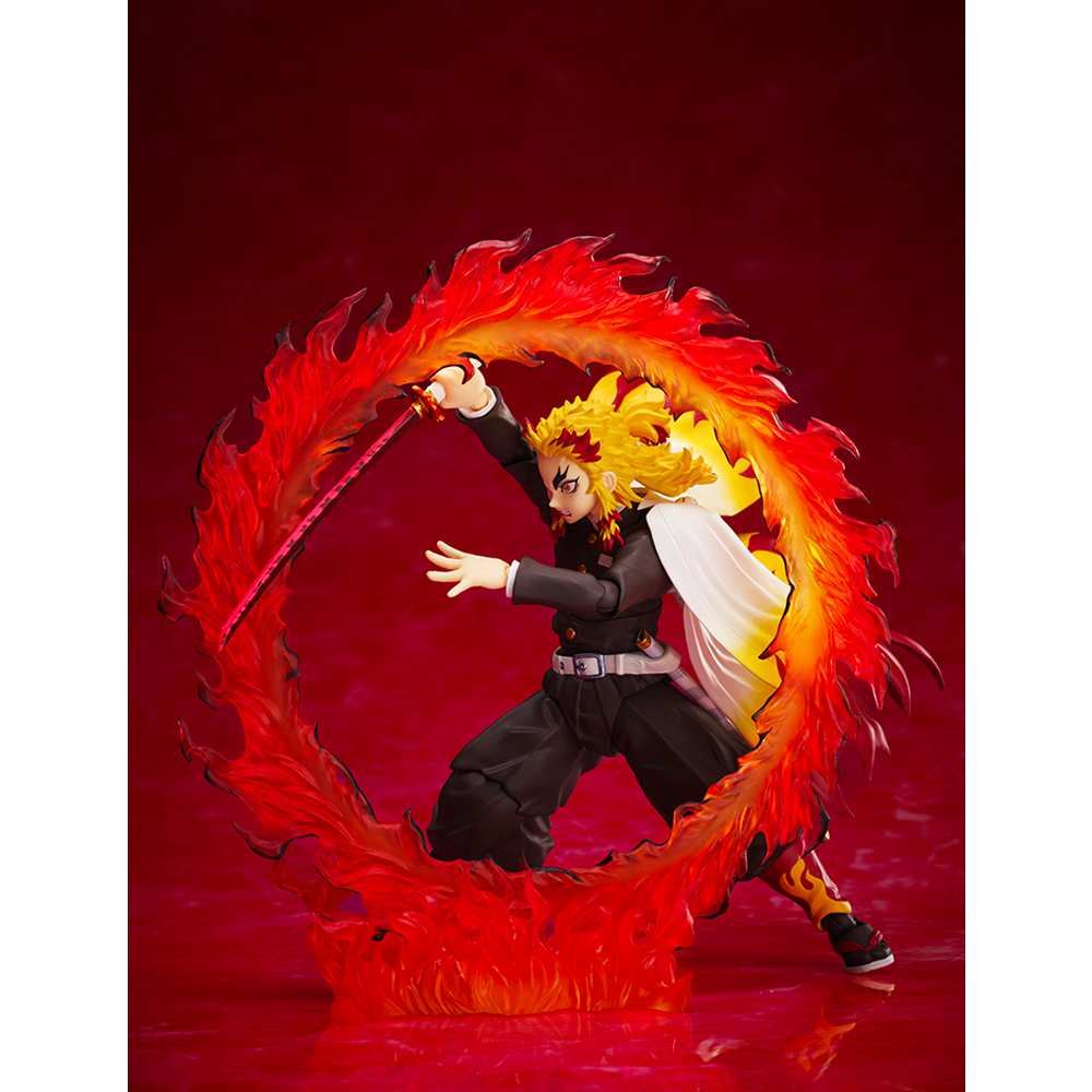 Aniplex: Demon Slayer: Kimetsu no Yaiba - The Movie: Mugen Train - [BUZZmod] Kyojuro Rengoku 1/12 Scale Figure (ONLINE ORDER ONLY)