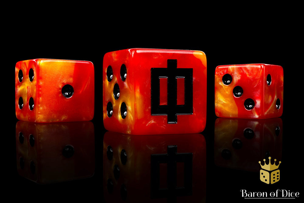 Dwarven Fyre Rune Dice (ONLINE ORDER ONLY)