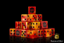 Dwarven Fyre Rune Dice (ONLINE ORDER ONLY)