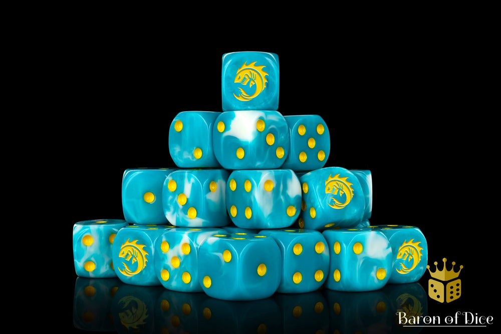 Sea Monsters Dice - Yellow (ONLINE ORDER ONLY)