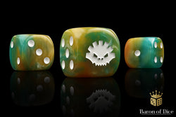 Aztec Lizard Dice - Golden Scale (ONLINE ORDER ONLY)
