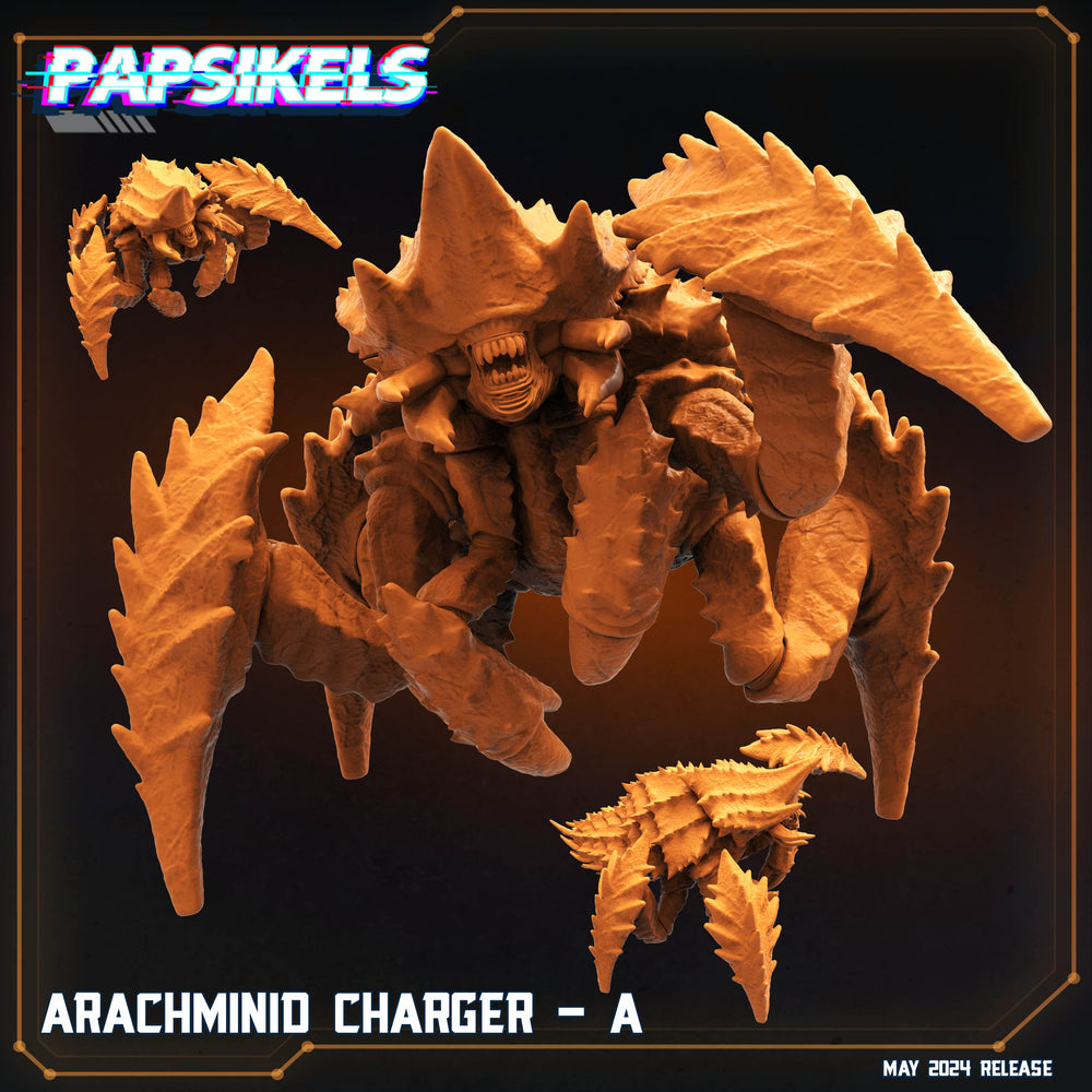 3D Printed Papsikels Arachminid Charger Set Democracy Troopers Bugs and Bots 28mm 32mm (Online Only)