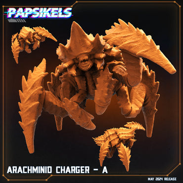 3D Printed Papsikels Arachminid Charger Set Democracy Troopers Bugs and Bots 28mm 32mm (Online Only)