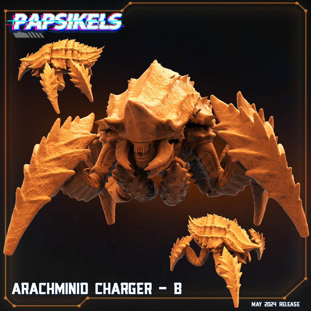 3D Printed Papsikels Arachminid Charger Set Democracy Troopers Bugs and Bots 28mm 32mm (Online Only)