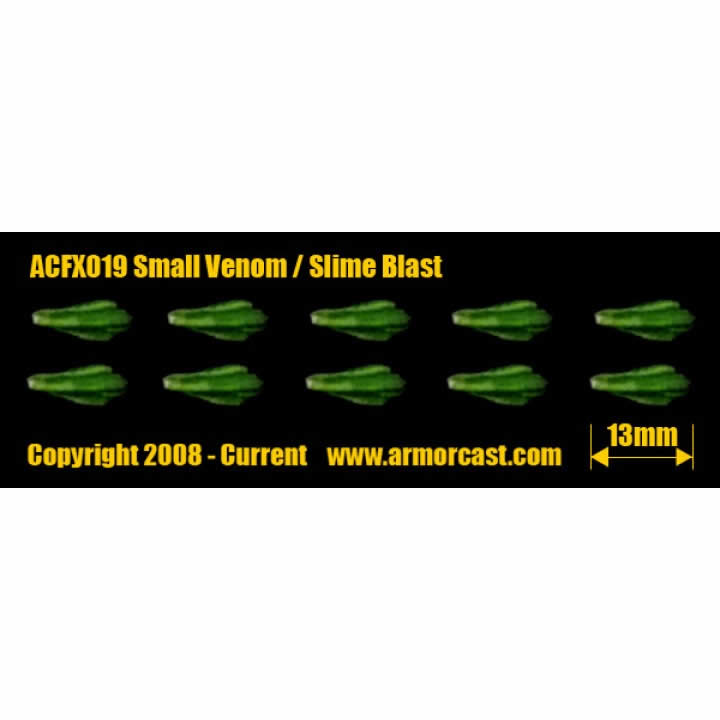ARCACFX019 Small Venom / Slime Blast (10 pcs) Armorcast (ONLINE ORDER ONLY)
