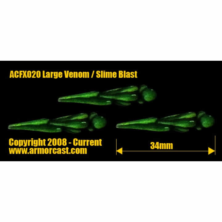 ARCACFX020 Large Venom / Slime Blast (3 pcs) Armorcast (ONLINE ORDER ONLY)