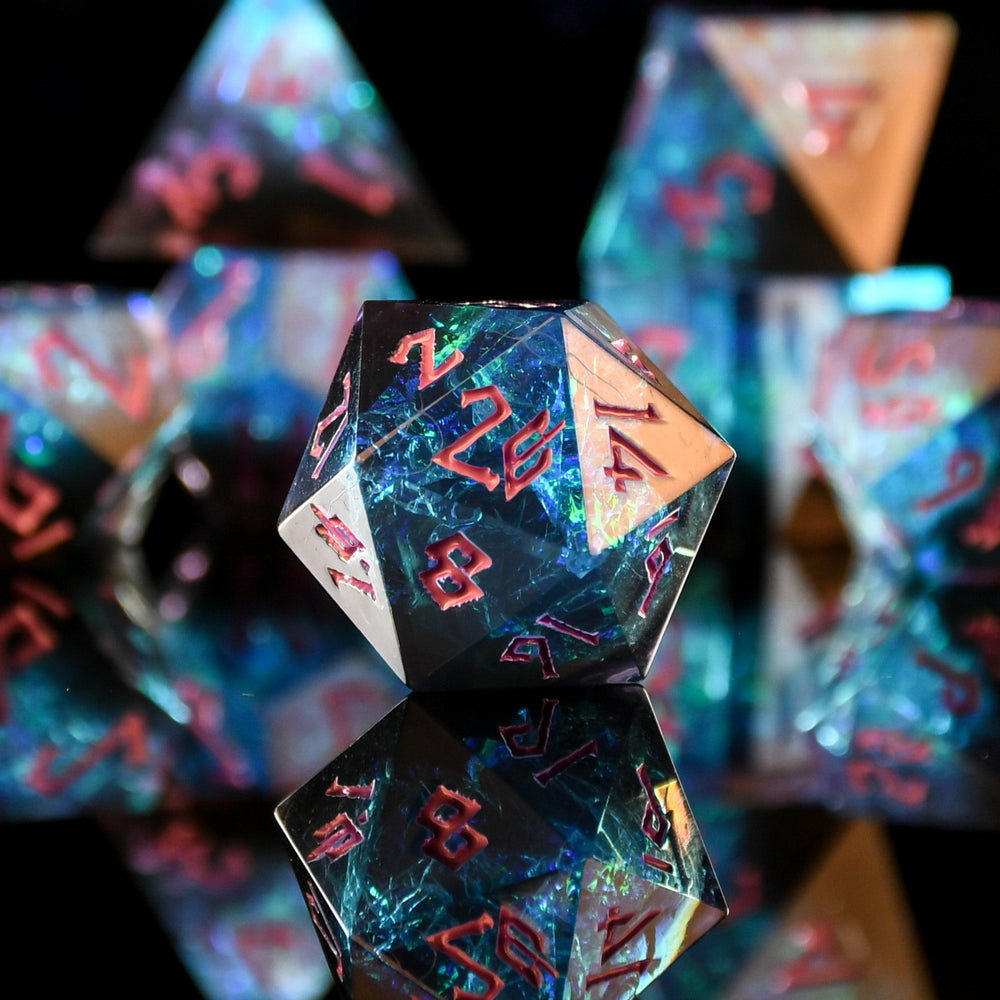 Arcane Gate Sharp-Edged Resin Dice Set (ONLINE ORDER ONLY)