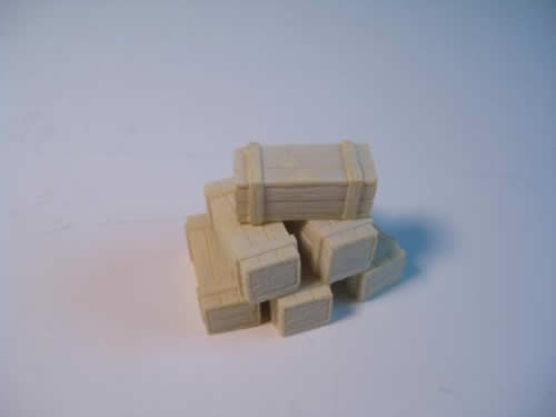 ARM0603 Big Crates 28mm Terrain Accessories (6) ArmsKeeper (ONLINE ORDER ONLY)