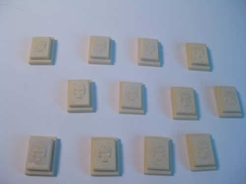 ARM0609 Skull Headstones 28mm Terrain Accessories (12) (ONLINE ORDER ONLY)