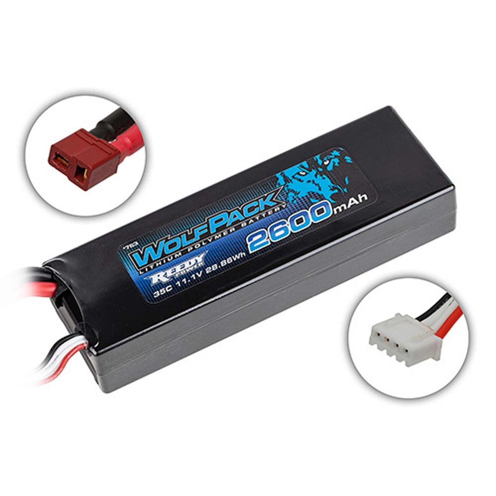 Team Associated Reedy WolfPack LiPo 2600mAh 35C 11.1V 763 (ONLINE ORDER ONLY)