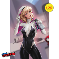 [Foil] Amazing Spider-Man #32 [G.O.D.S.] Unknown Comics Leirix Exclusive NYCC Foil Virgin Var (10/18/2023)