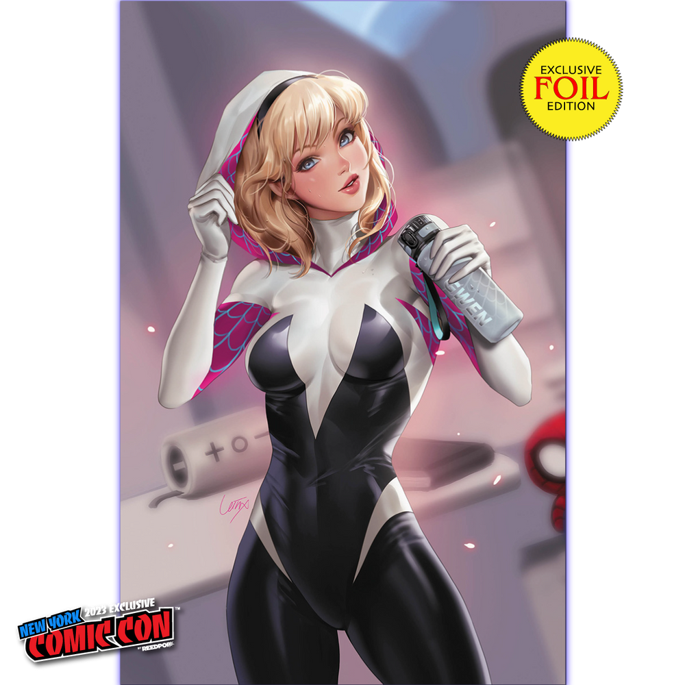 [Foil] Amazing Spider-Man #32 [G.O.D.S.] Unknown Comics Leirix Exclusive NYCC Foil Virgin Var (10/18/2023) (ONLINE ORDER ONLY)