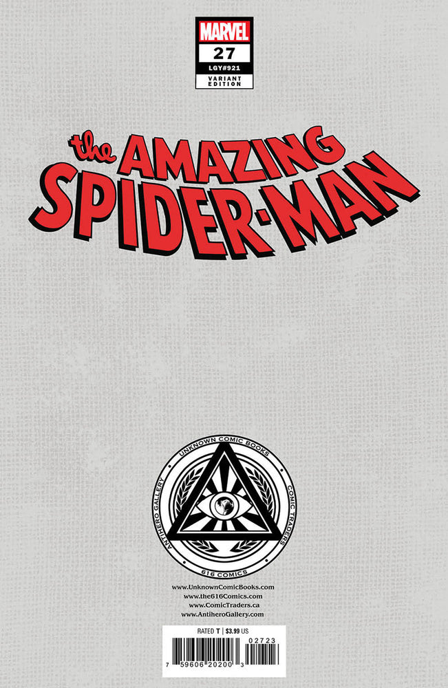 [Signed by Nathan Szerdy] AMAZING SPIDER-MAN #27 SIGNED Nathan Szerdy Variant IN STOCK (ONLINE ORDER ONLY)