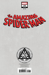 [Signed by Nathan Szerdy] [FOIL]  AMAZING SPIDER-MAN #29 UNKNOWN COMICS NATHAN SZERDY EXCLUSIVE VIRGIN VAR [IN STOCK]