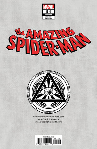 Amazing Spider-Man #54 Unknown Comics Saowee Virgin Exclusive Var (07/31/2024) (Online Only)