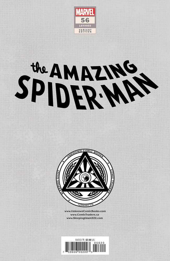 Amazing Spider-Man #56 Unknown Comics Alexander Lozano Exclusive Virgin Var (08/28/2024) (Online Order Only)