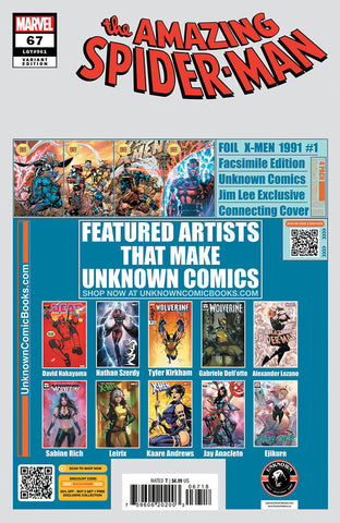 Amazing Spider-man #67 Unknown Comic Alexander Lozano Exclusive Var (02/12/2025) (ONLINE ORDER ONLY)