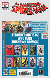 Amazing Spider-Man #68 Unknown Comics Exclusive Mateus Manhanini Virgin Var (02/26/2025) (Online Order Only)