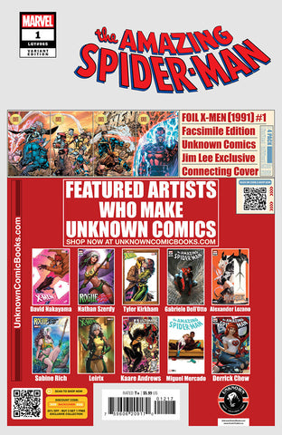 Amazing Spider-Man #1 Unknown Comics Nathan Szerdy Exclusive Var (04/09/2025) (Online Order Only)