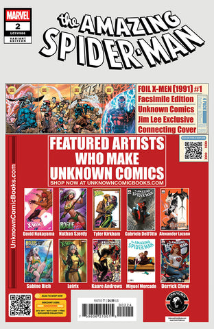 Amazing Spider-Man #2 Unknown Comics David Nakayama Exclusive Var (04/23/2025) (ONLINE ORDER ONLY)