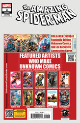 Amazing Spider-Man #3 Unknown Comics Kaare Andrews Exclusive Var (05/07/2025) (ONLINE ORDER ONLY)