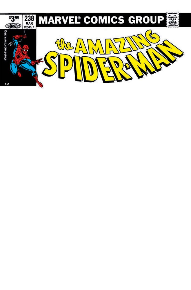 Amazing Spider-Man 238 Unknown Comics Exclusive Blank Var (04/06/2022) (ONLINE ORDER ONLY)