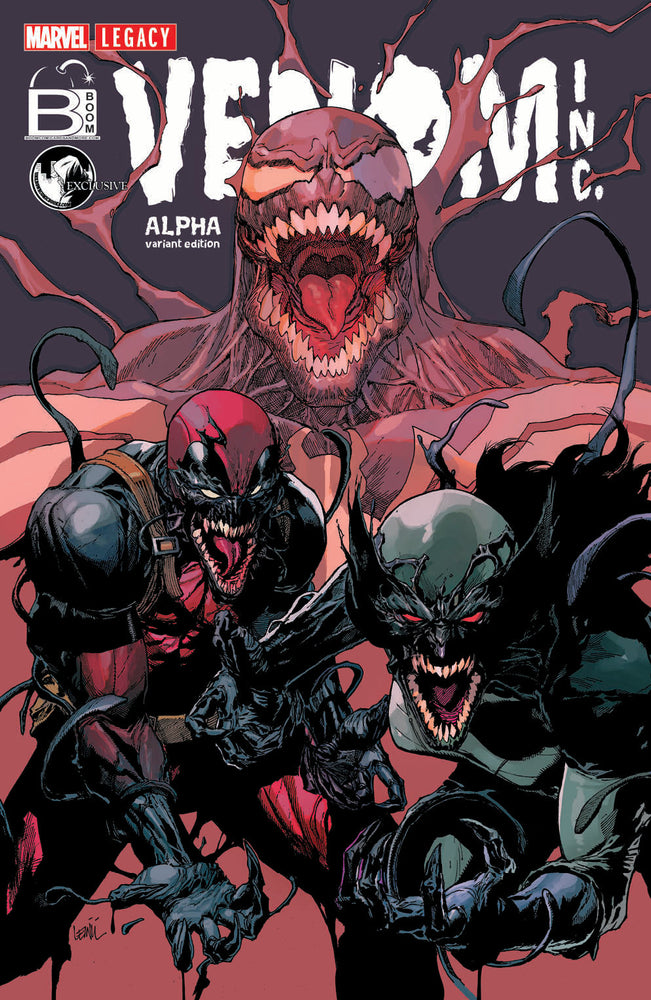 Amazing Spider-Man Venom Inc Alpha #1 Leg Unknown Comic Books Exclusive Leinil Yu Cvr A 12/6/2017 (Online Order Only)