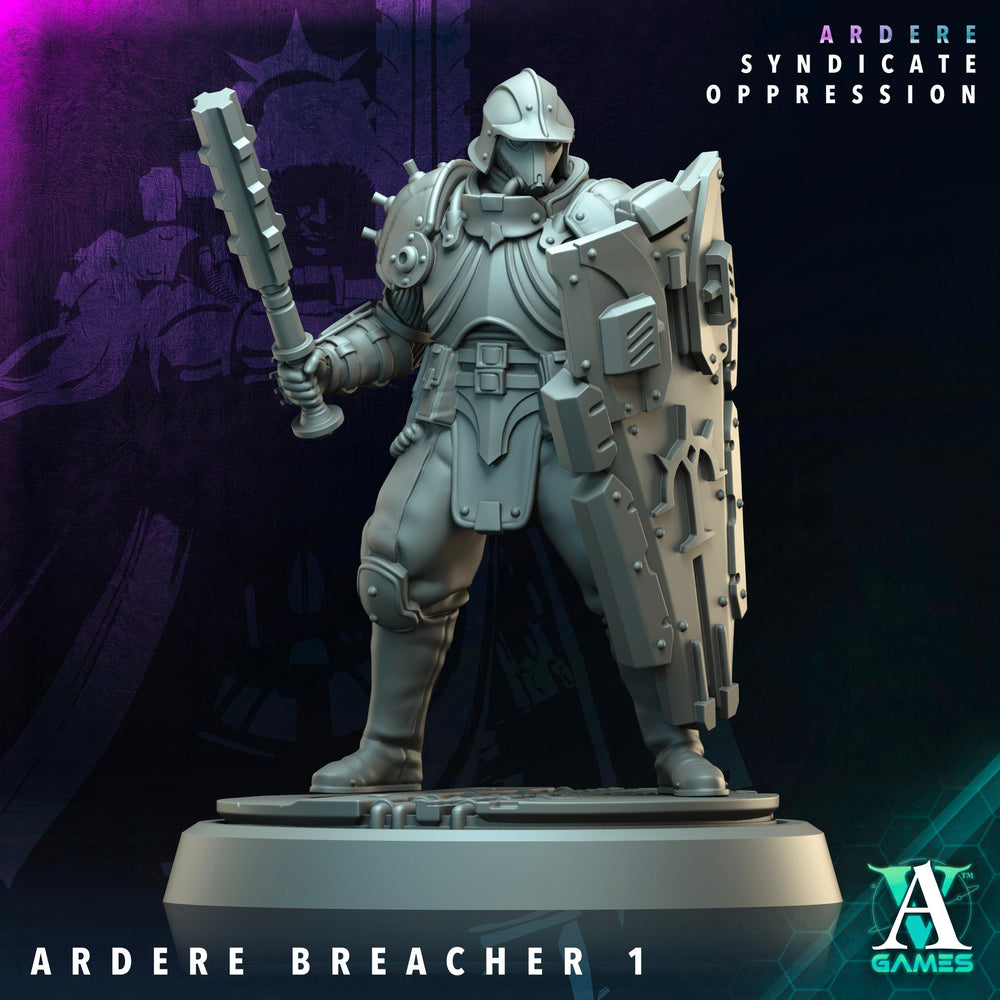 3D Printed Archvillain Games Ardere Breacher Ardere - Syndicate Oppression 28 32mm D&D (Online Only)