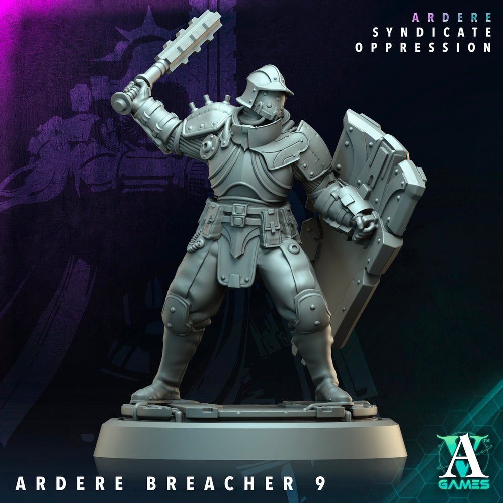 3D Printed Archvillain Games Ardere Breacher Ardere - Syndicate Oppression 28 32mm D&D (Online Only)