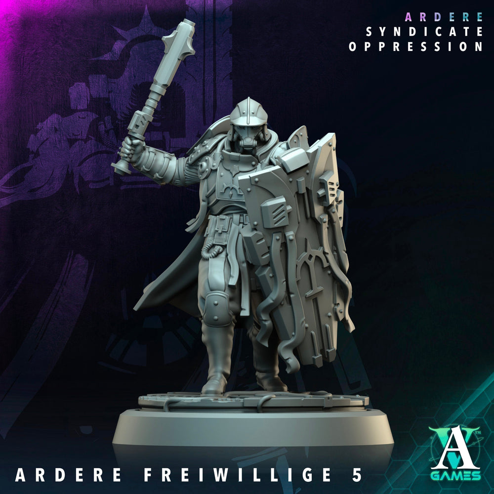 3D Printed Archvillain Games Ardere Freiwillige Ardere - Syndicate Oppression 28 32mm D&D (Online Only)