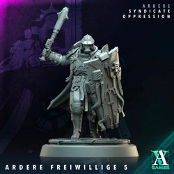 3D Printed Archvillain Games Ardere Freiwillige Ardere - Syndicate Oppression 28 32mm D&D (Online Only)