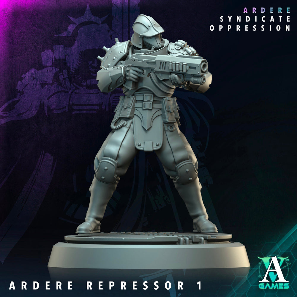 3D Printed Archvillain Games Ardere Repressor Ardere - Syndicate Oppression 28 32mm D&D (Online Only)