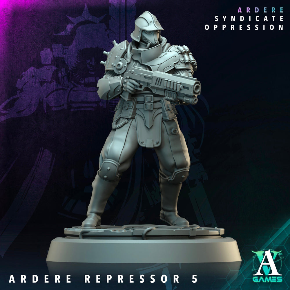 3D Printed Archvillain Games Ardere Repressor Ardere - Syndicate Oppression 28 32mm D&D (Online Only)