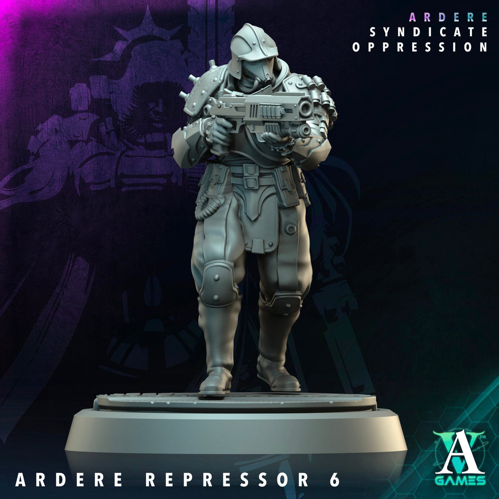 3D Printed Archvillain Games Ardere Repressor Ardere - Syndicate Oppression 28 32mm D&D (Online Only)
