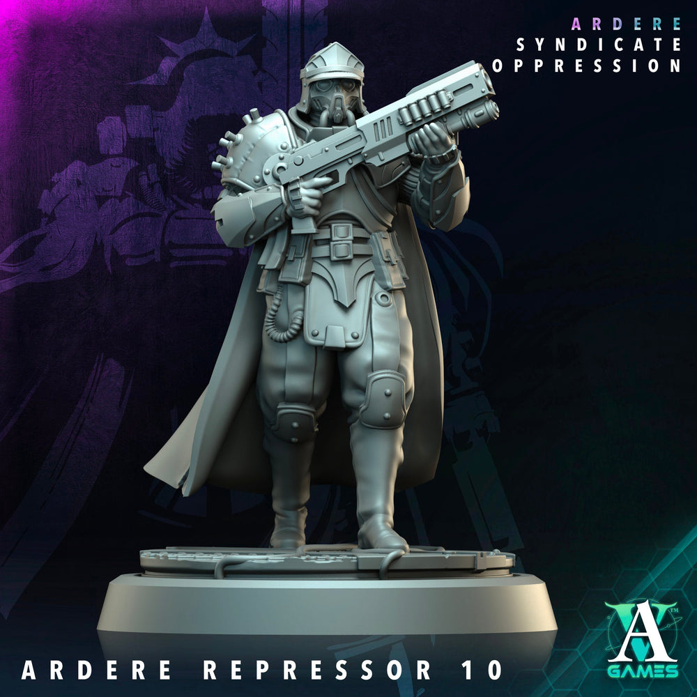 3D Printed Archvillain Games Ardere Repressor Ardere - Syndicate Oppression 28 32mm D&D (Online Only)