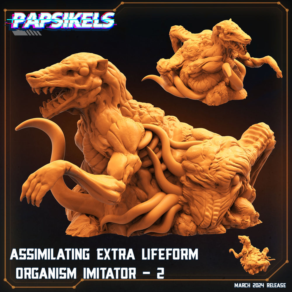 3D Printed Papsikels Assimilating Extra Lifeform Oranism Imitators MARCH 2025 SCIFI 28mm 32mm (Online Only)