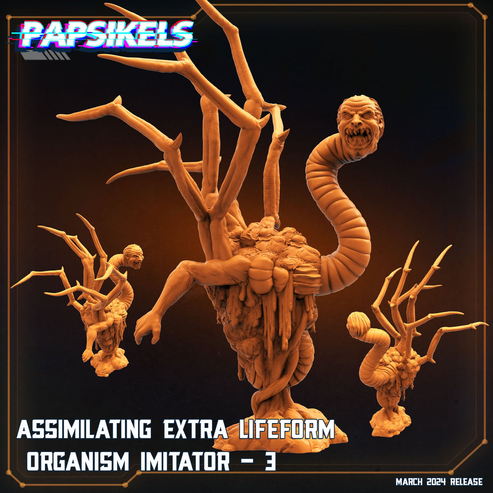 3D Printed Papsikels Assimilating Extra Lifeform Oranism Imitators MARCH 2025 SCIFI 28mm 32mm (Online Only)