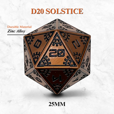 Space Dice Meteor Runestones™ - 25mm D20 - Solstice (Online Only)