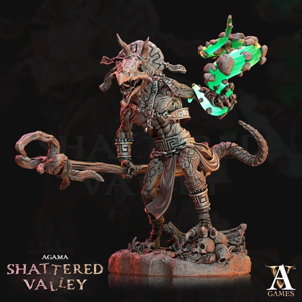 3D Printed Archvillain Games Agama Ajkin Agama Shattered Valley 28 32mm D&D (Online Only)