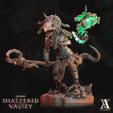 3D Printed Archvillain Games Agama Ajkin Agama Shattered Valley 28 32mm D&D (Online Only)