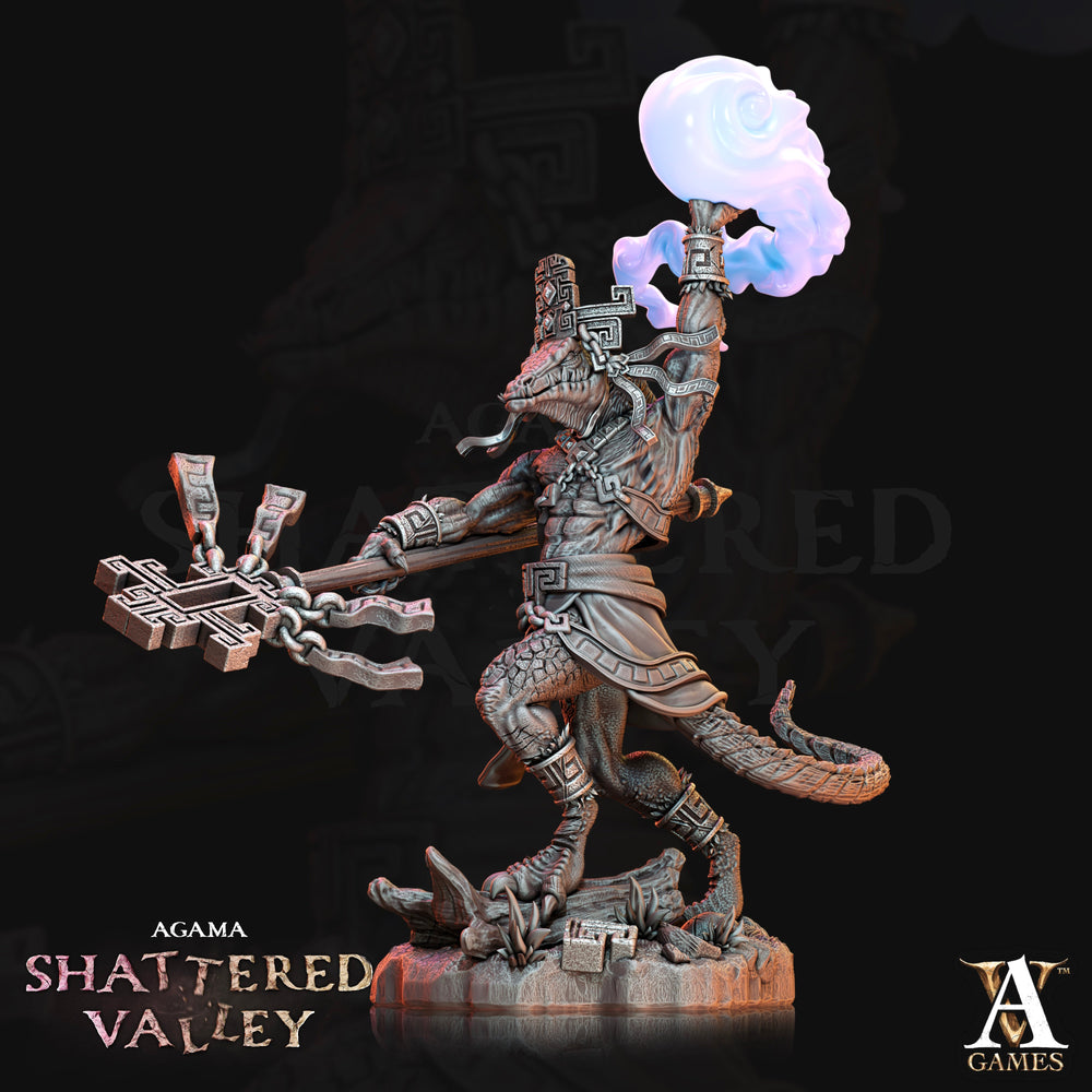 3D Printed Archvillain Games Agama Ajkin Agama Shattered Valley 28 32mm D&D (Online Only)