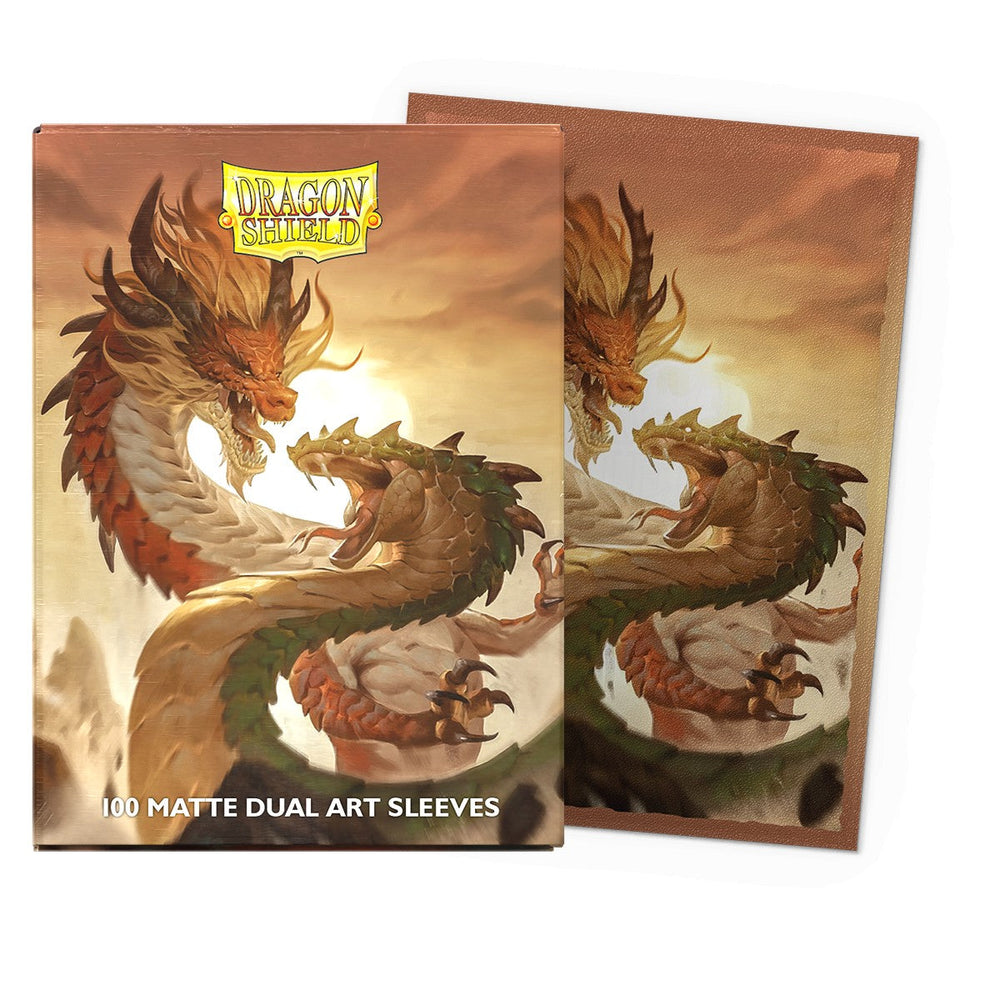 Dragon Shield: Standard Size 100ct Art Sleeves - Wood Snake 2025 (Dual Matte) (Online Order Only)