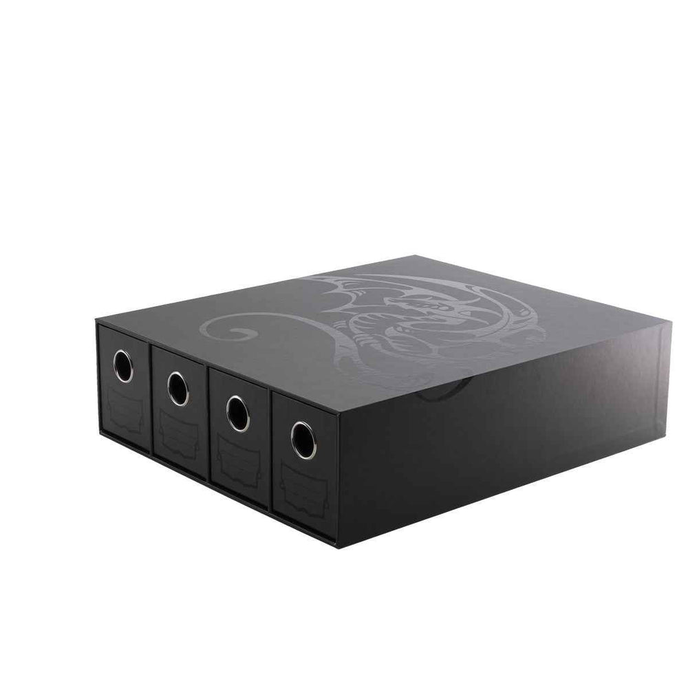 Dragon Shield Storage: Fortress Card Drawers Horizonal 4 - Black