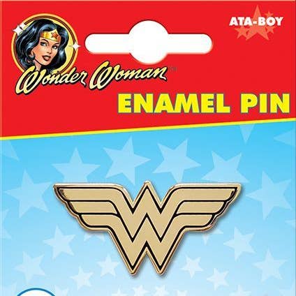 DC Comics: Wonder Woman Logo Enamel Pin (ONLINE ORDER ONLY)