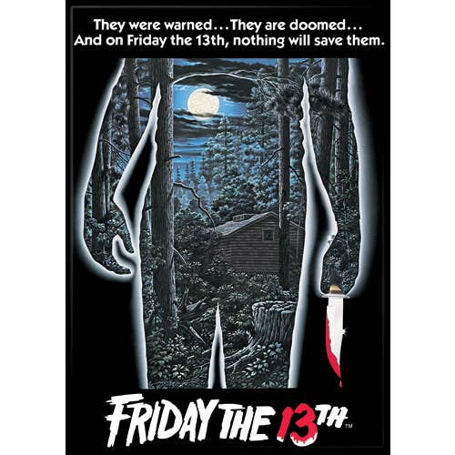Friday the 13th: Movie Poster Magnet (ONLINE ORDER ONLY)