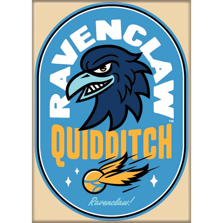 Harry Potter: Ravenclaw Quidditch Stamp Magnet (ONLINE ORDER ONLY)