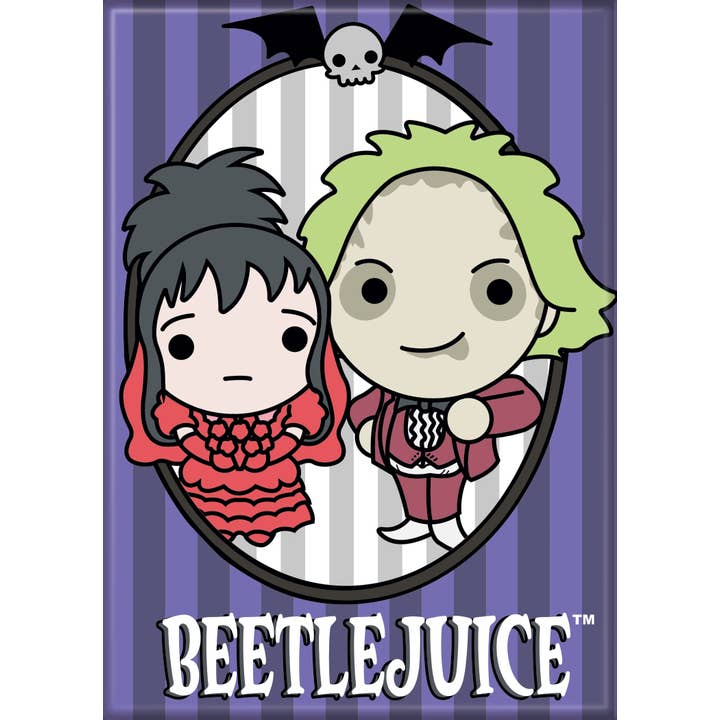 Beetlejuice: Beetlejuice and Lydia Chibi Magnet (ONLINE ORDER ONLY)