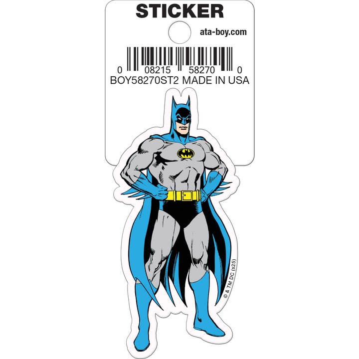 DC Comics: Batman Classic Die Cut Vinyl Sticker - 3" (ONLINE ORDER ONLY)