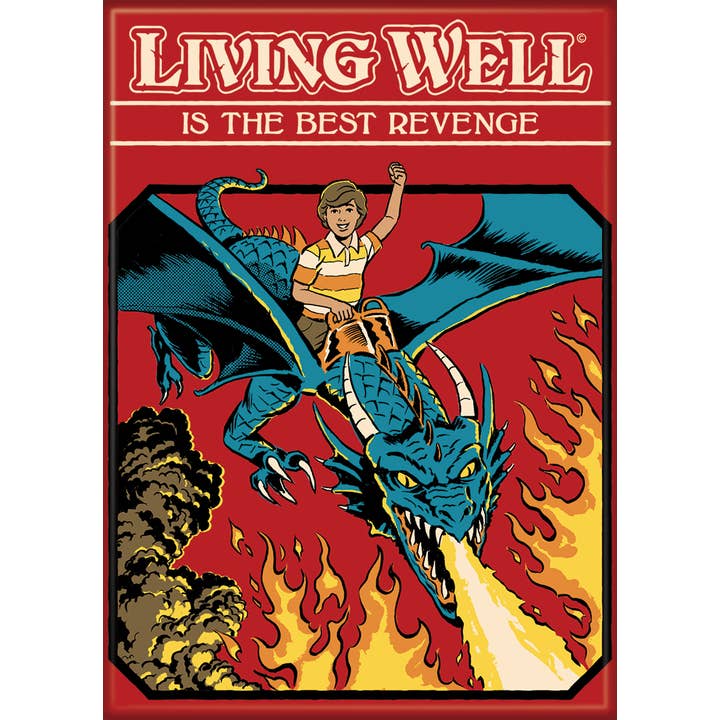 Steven Rhodes: Living Well Magnet (ONLINE ORDER ONLY)