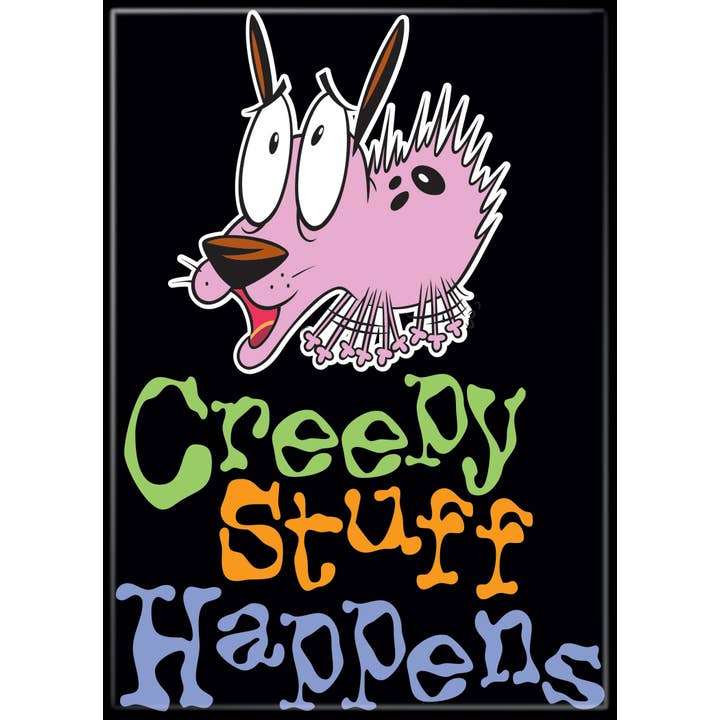 Courage the Cowardly Dog: Creepy Stuff Happens Magnet (ONLINE ORDER ONLY)
